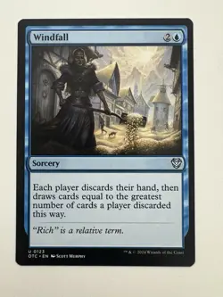 Windfall MTG Magic the Gathering Card NM Near Mint OTC - Image 1