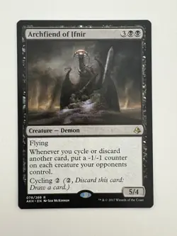 Archfiend of Ifnir MTG Magic the Gathering Card NM Near Mint AKH - Image 1