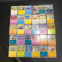 Pokemon Card Lot Of 30 Japanese Common Uncommon Rare - Image 1