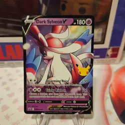 2021 Dark Sylveon V SWSH134 Celebrations Black Star Promo Pokemon Card - Image 1