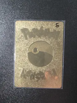 Pikachu V Charge Thunderbolt Metal Gold Foil Pokemon Card - Image 2