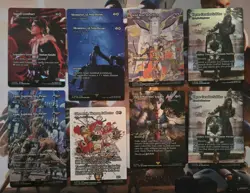 MTG final fantasy Showcase Squall Leonhart foil, and more 10 cards total - Image 1