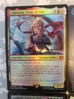 Magic Gathering Final Fantasy 24 Card Lot Commander Foil Lightning Army Of One - Image 4