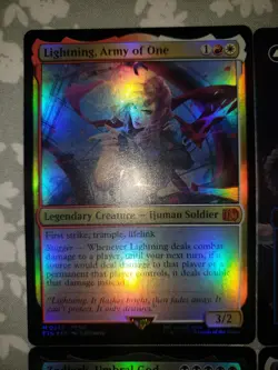 Magic Gathering Final Fantasy 24 Card Lot Commander Foil Lightning Army Of One - Image 5