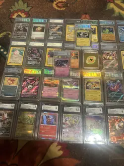 45 Slabs Pokemon Cgc Psa Crown Graded Cards Rare Vintage Secrets Full Arts - Image 1