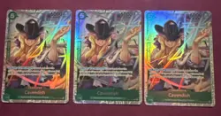 One Piece Cards Game Cavendish EB01-012 SR English PRB-02 Reprint SET OF 3 - Image 1