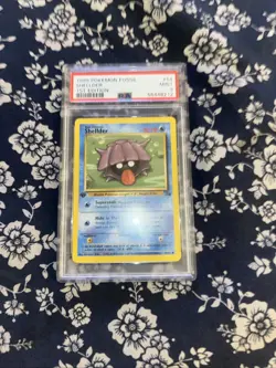 1999 Pokemon Fossil Shellder PSA Graded Trading Card - Image 1