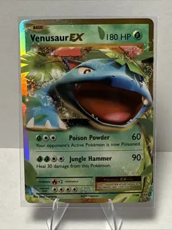 Pokemon TCG Venusaur EX Holo Ultra Rare Card 1/108 XY Evolutions - Image 1