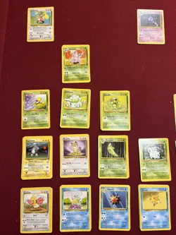 64 Cards Complete Common & Uncommon Pokemon Base Set 2 LP-NM WotC Vintage - Image 2