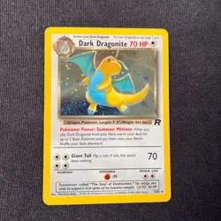 Pokemon TCG Cards Dark Dragonite 5/82 Team Rocket Holo Rare NM/LP - FAST POST - Image 1