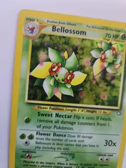 Bellossom Neo Holo Base Pokemon Card WOTC - Image 2