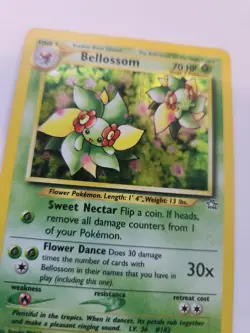 Bellossom Neo Holo Base Pokemon Card WOTC - Image 5