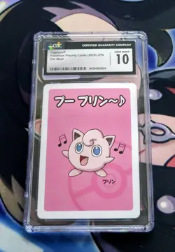CGC 10 Jigglypuff Old Maid 2019 Japanese Pokemon Card - Image 1