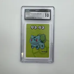 CGC 10 Bulbasaur Old Maid 2019 Japanese Pokemon Card - Image 1