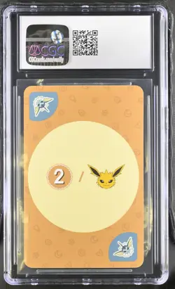 CGC 10 GEM MINT Vaporeon Point Salad - Eevee Edition Korean Pokemon Playing Card - Image 2
