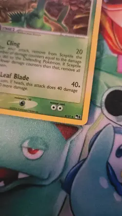 Sceptile 4/17 Holo - POP Series 1 - Damaged English Pokemon Card - Image 3