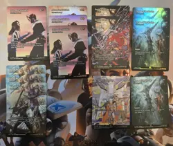 MTG final fantasy Showcase Lot 13 cards totals Wild rose rebellion and more - Image 1