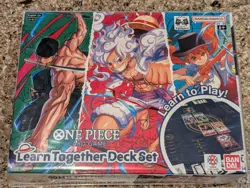 One Piece Learn To Play Together Deck Set 🔥 Great Cards Inside!! - Image 1
