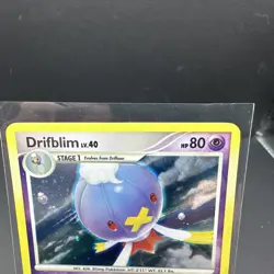 Drifblim DP34 Diamond and Pearl Promos Holo Card 2008 Vintage LP - Image 3