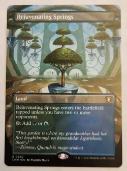 Rejuvenating Springs (Borderless) Commander Masters Regular NM+ - Image 1