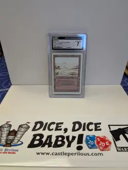 MTG Badlands Revised Edition Rare CGC Graded 7 Excellent/NM+ Magic The Gathering - Image 1