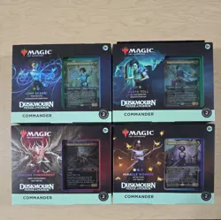 Set of 4 (1 of each) Commander Deck Duskmourn House of Horror MTG DSK - Image 1