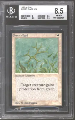 Magic MTG Alpha Green Ward BGS 8.5 (8, 8.5, 8.5, 9.5) NEAR MINT NM - Image 1