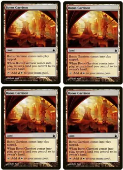 TOP 4 x Boros Garrison / Boros-Garnison - RAVNICA - englisch ** Dual ** - Image 1