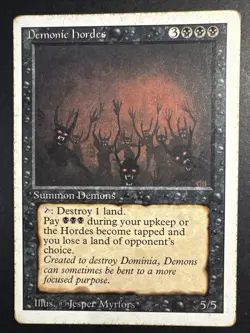 Magic The Gathering Demonic Hordes Revised MP - Image 1