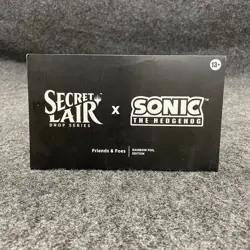 MTG: Secret Lair Sonic Friends and Foes Rainbow Foil Edit, Sealed Sleeve, Worn - Image 1