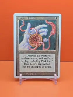 🟤🟤 1994 MAGIC The Gathering NEVINYRRALS DISK REVISED 3RD EDITION HEAVY PLAYED - Image 1