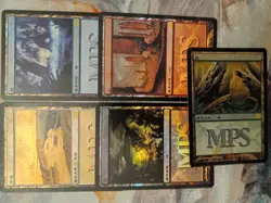 Magic The Gathering - 1x 2006 MPS Land set (mtg) Island, forest, swamp, plains + - Image 1