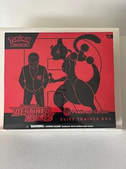 Pokemon TCG Destined Rivals Pokemon Center Elite Trainer Box ETB SEALED Free Shi - Image 1