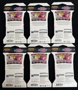 Pokemon TCG - Fusion Strike - Lot of 6 Sleeved Booster Packs - NEW/SEALED - Image 2