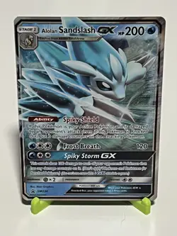 Pokemon Alolan Sandslash GX SM236 Sun&Moon Promo NM Condition - Image 1