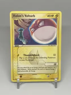 Pokemon TCG Holon's Voltorb EX Delta Species 71/113 Regular Common - Image 1