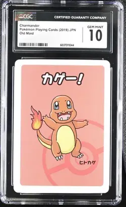 Charmander Old Maid 2019 Japanese Pokemon CGC Gem Mint 10 - Image 1