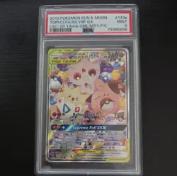 Psa 9 Pokemon Sun & Moon Tag Team GX All Stars #186 TGPI/CLFA/IGLYBF GX #143a - Image 1