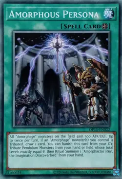 OP15-EN022 AMORPHOUS PERSONA COMMON 1ST EDITION YuGiOh - Image 1
