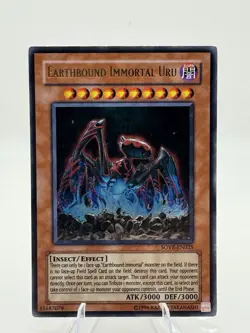 yugioh Earthbound Immortal Uru SOVR-EN025 Unlimited Ed Ultimate Rare near mint! - Image 1