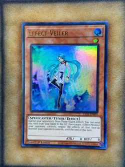 Yugioh Effect Veiler RA01-EN003 Ultra Rare 1st Ed NM - Image 1
