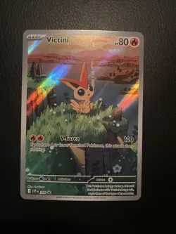 Pokemon TCG Victini Black Bolt & White Flare Promo Card Illustration SVP208 NM-M - Image 2