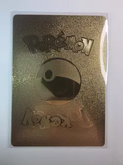 Gold Foil Frog Flower Custom Display Card 147820HP Near Mint Pokemon Card - Image 2