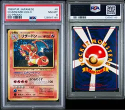 PSA 8 NM 1999 Charizard Holo CD Promo Pokemon Card Japanese Vintage Old Back - Image 3