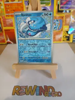 061/198 DONDOZO REVERSE HOLO SCARLET & VIOLET POKEMON CARD - Image 1