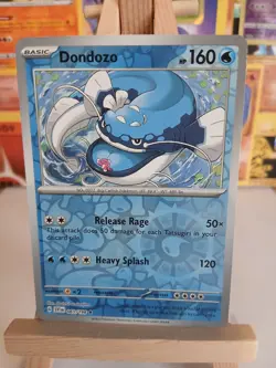 061/198 DONDOZO REVERSE HOLO SCARLET & VIOLET POKEMON CARD - Image 2