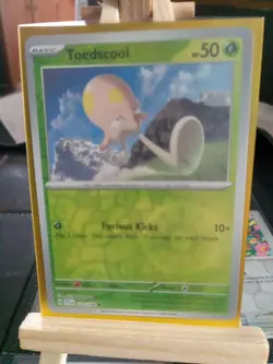 Pokemon Toedscool TCG Reverse Holo Card 024/198 Scarlet & Violet Base Set - Image 1