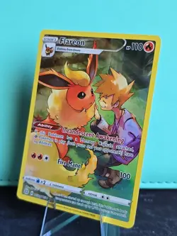 Pokemon 2022 Flareon TG01/TG30 Trainer Gallery Brilliant Stars Card NM - Image 3