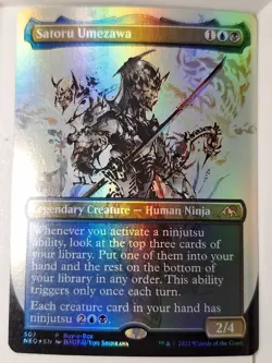 Satoru Umezawa - FOIL - Buy-A-Box Promo - Magic the Gathering MTG Nice! - Image 1