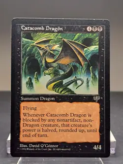 NM Catacomb Dragon Mirage MTG Magic the Gathering - Image 1